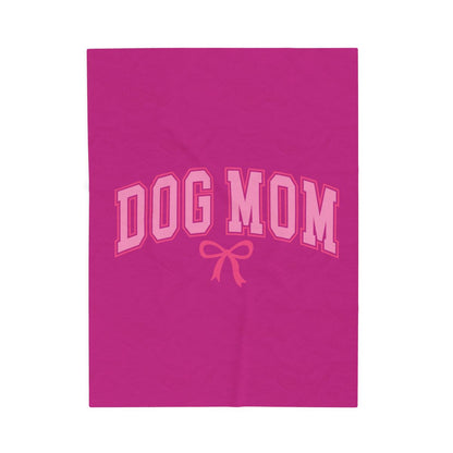 Dog Mom Blanket – Cozy & Soft Gift for Dog Lovers & Pet Moms