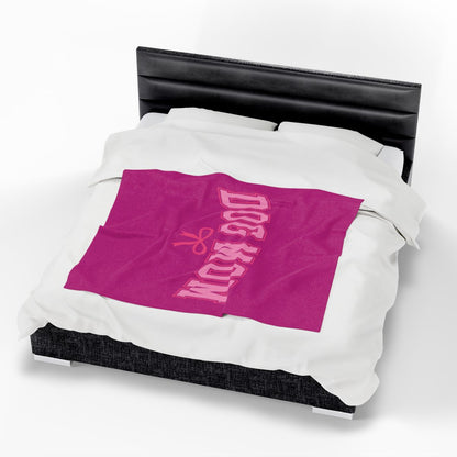 Dog Mom Blanket – Cozy & Soft Gift for Dog Lovers & Pet Moms