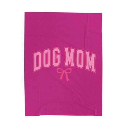 Dog Mom Blanket – Cozy & Soft Gift for Dog Lovers & Pet Moms