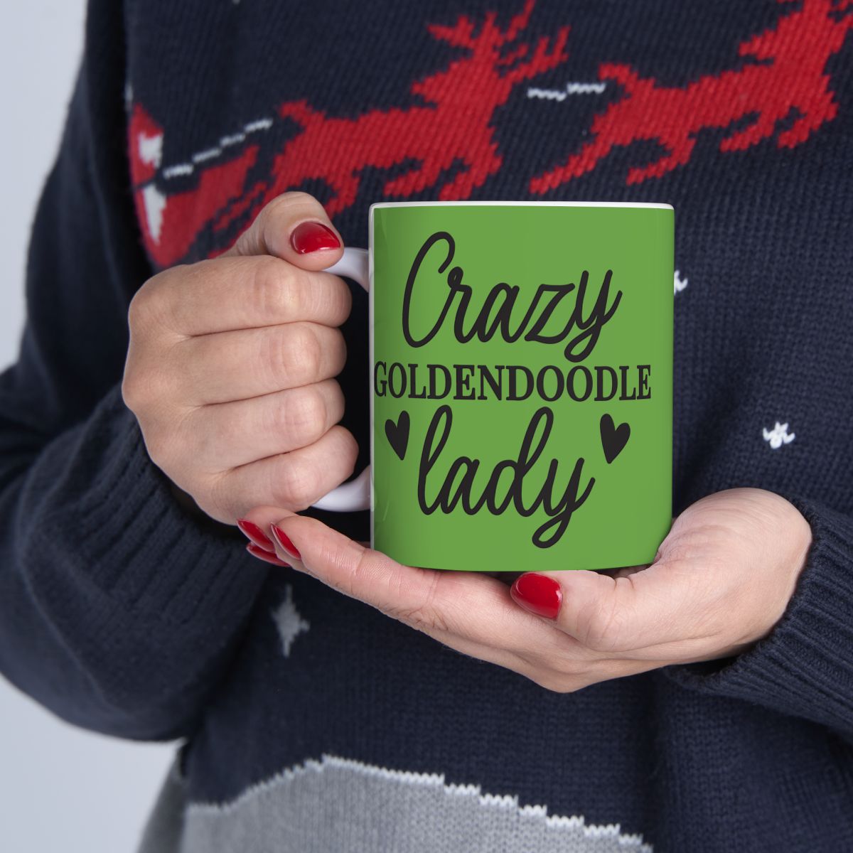 Crazy Goldendoodle Lad Mug – Fun Gift for Goldendoodle Dog Lovers