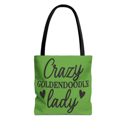 Crazy Goldendoodle Lady Tote Bag – Cute Gift for Dog Moms