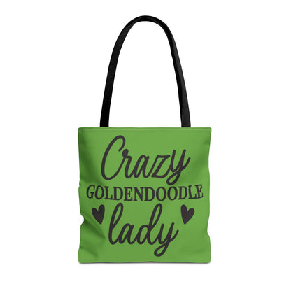 Crazy Goldendoodle Lady Tote Bag – Cute Gift for Dog Moms