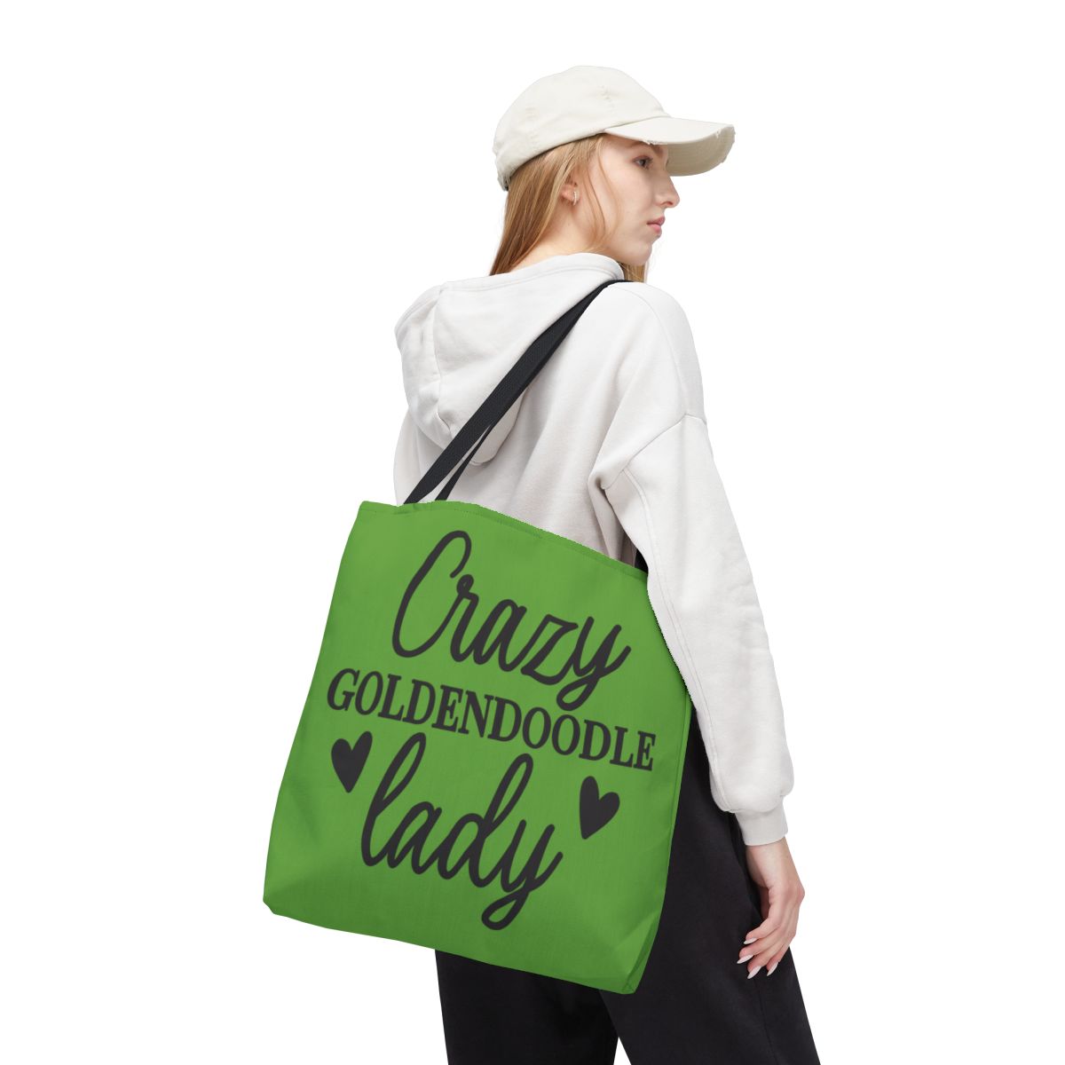Crazy Goldendoodle Lady Tote Bag – Cute Gift for Dog Moms