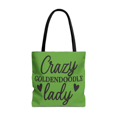 Crazy Goldendoodle Lady Tote Bag – Cute Gift for Dog Moms