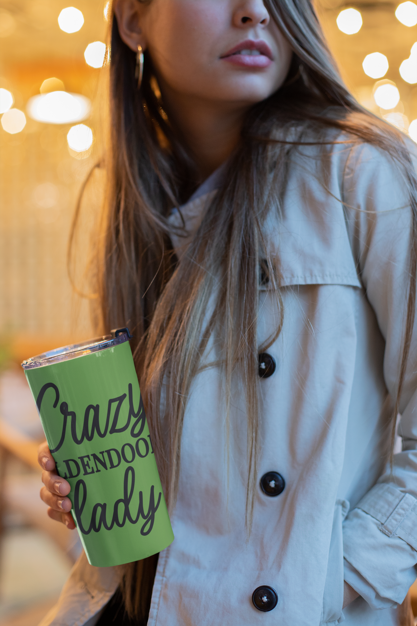 Crazy Goldendoodle Lady Tumbler - 20oz Gift for Doodle Dog Moms
