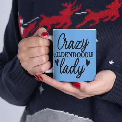 Crazy Goldendoodle Lad Mug – Fun Gift for Goldendoodle Dog Lovers