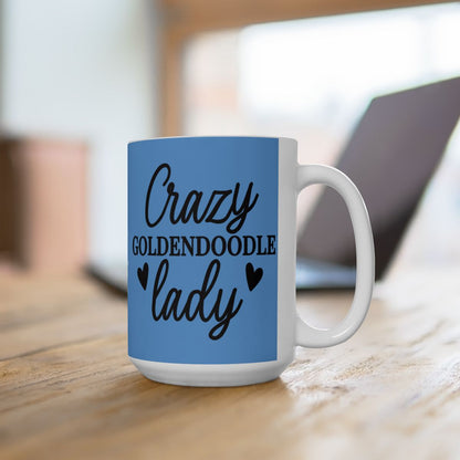 Crazy Goldendoodle Lad Mug – Fun Gift for Goldendoodle Dog Lovers