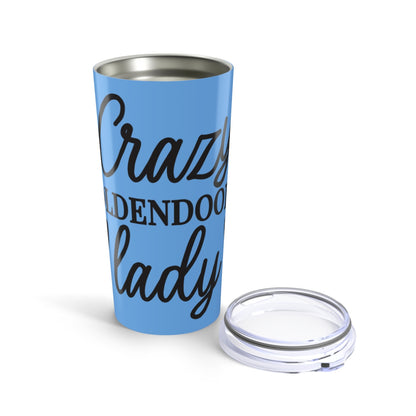 Crazy Goldendoodle Lady Tumbler - 20oz Gift for Doodle Dog Moms