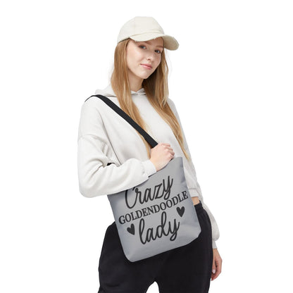 Crazy Goldendoodle Lady Tote Bag – Cute Gift for Dog Moms