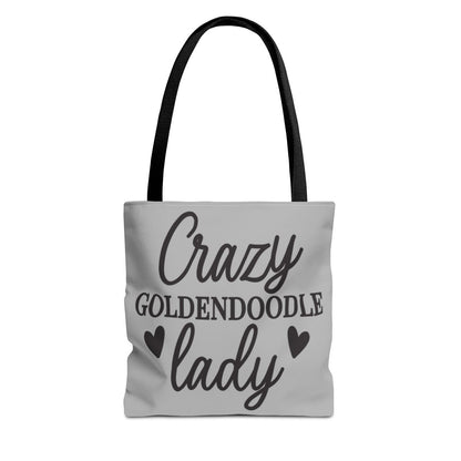 Crazy Goldendoodle Lady Tote Bag – Cute Gift for Dog Moms