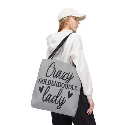 Crazy Goldendoodle Lady Tote Bag – Cute Gift for Dog Moms