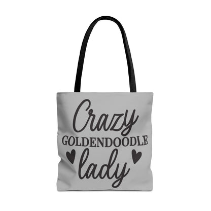 Crazy Goldendoodle Lady Tote Bag – Cute Gift for Dog Moms