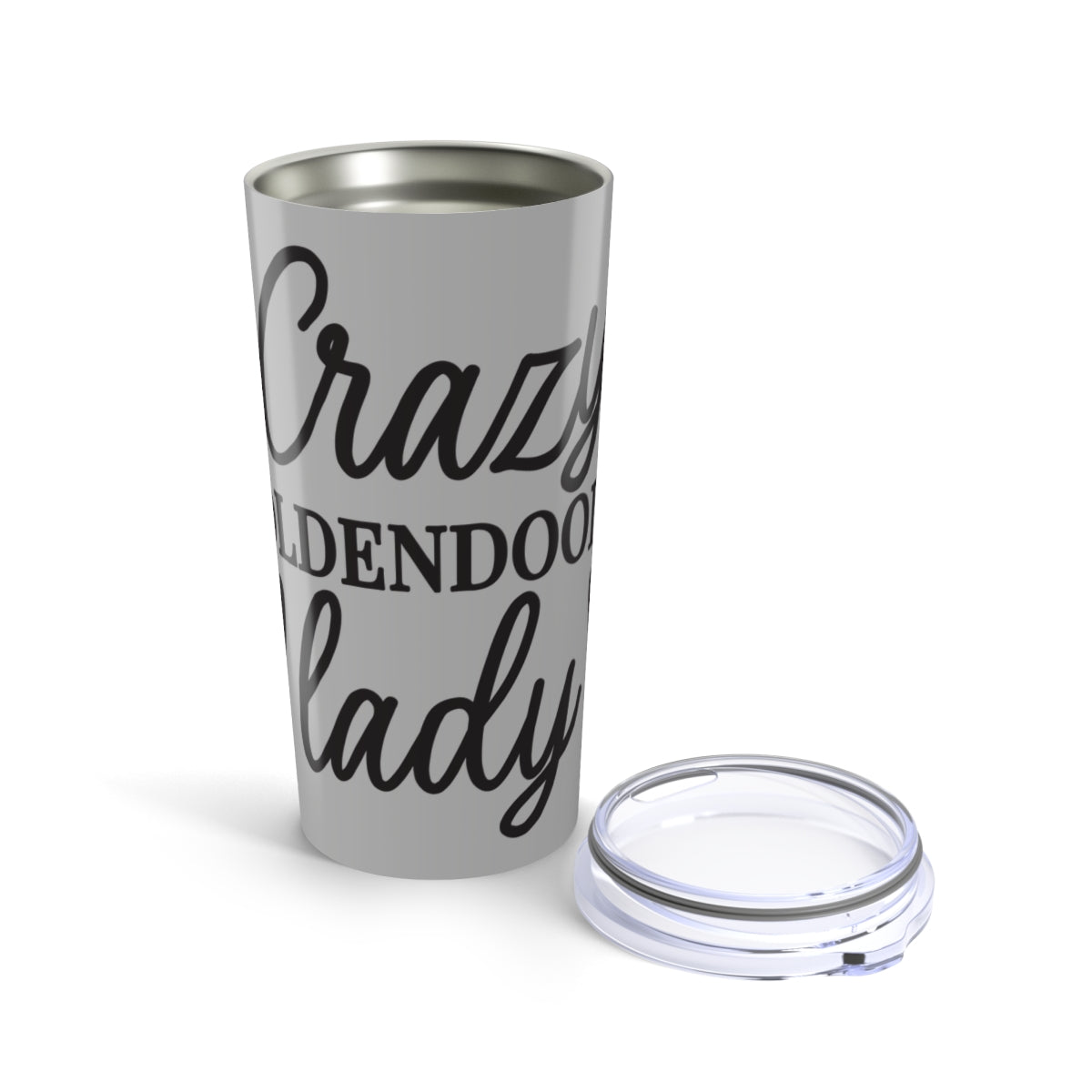 Crazy Goldendoodle Lady Tumbler - 20oz Gift for Doodle Dog Moms