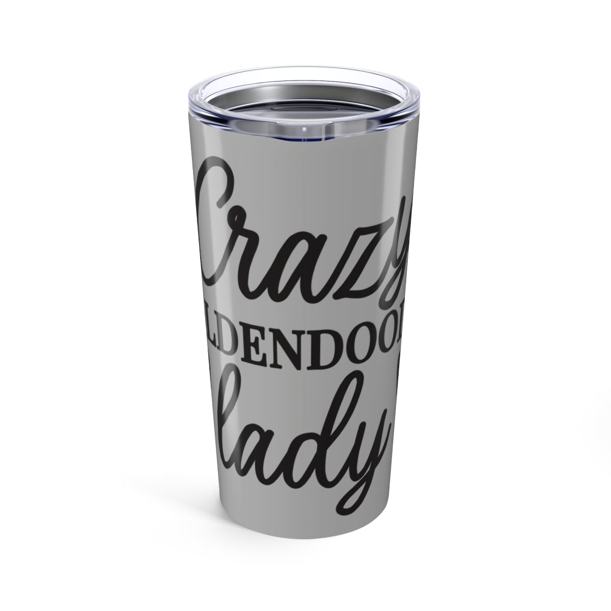 Crazy Goldendoodle Lady Tumbler - 20oz Gift for Doodle Dog Moms