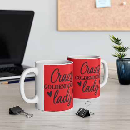 Crazy Goldendoodle Lad Mug – Fun Gift for Goldendoodle Dog Lovers