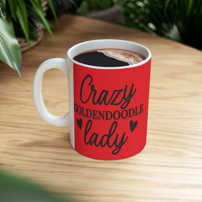Crazy Goldendoodle Lad Mug – Fun Gift for Goldendoodle Dog Lovers