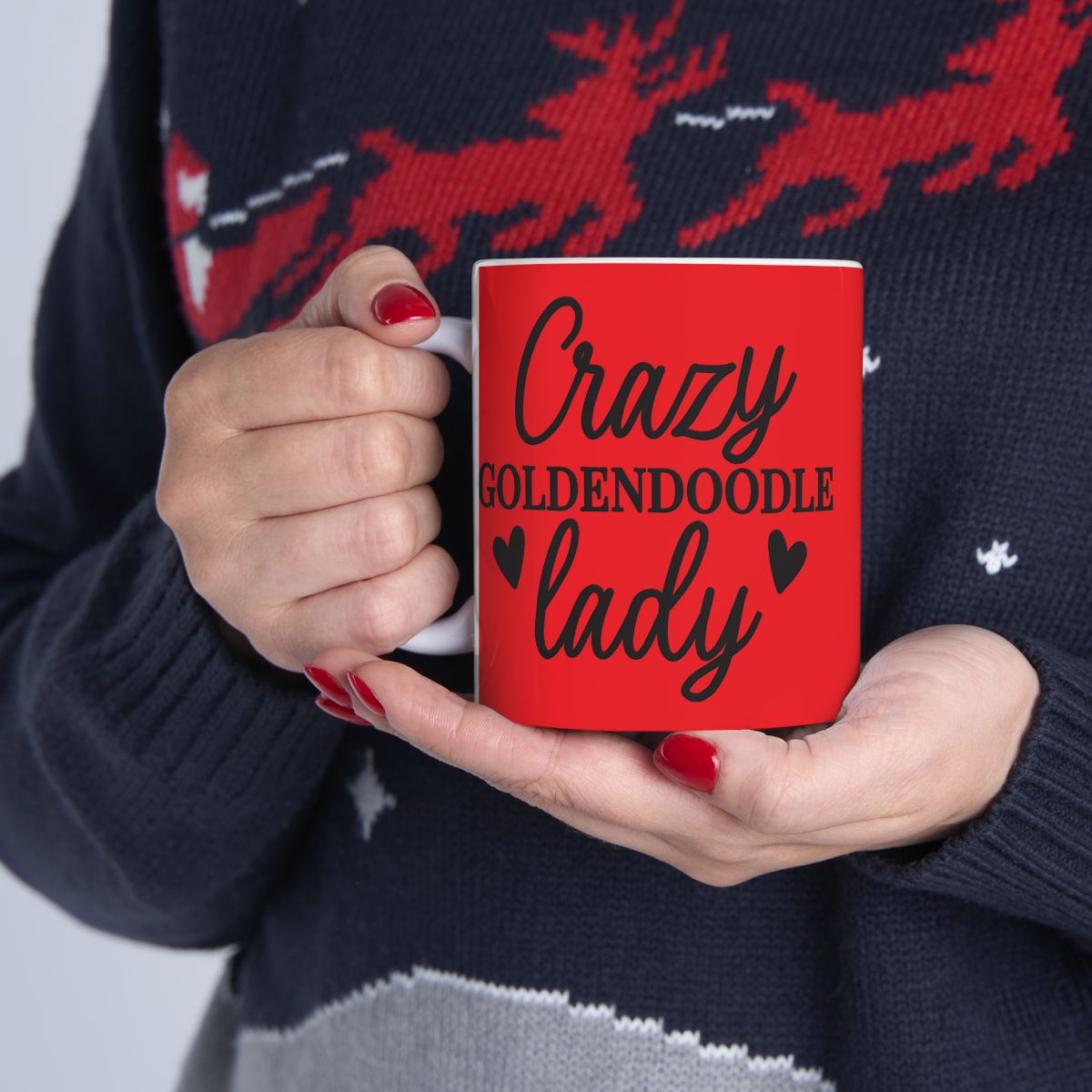 Crazy Goldendoodle Lad Mug – Fun Gift for Goldendoodle Dog Lovers