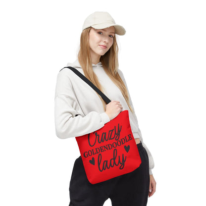 Crazy Goldendoodle Lady Tote Bag – Cute Gift for Dog Moms