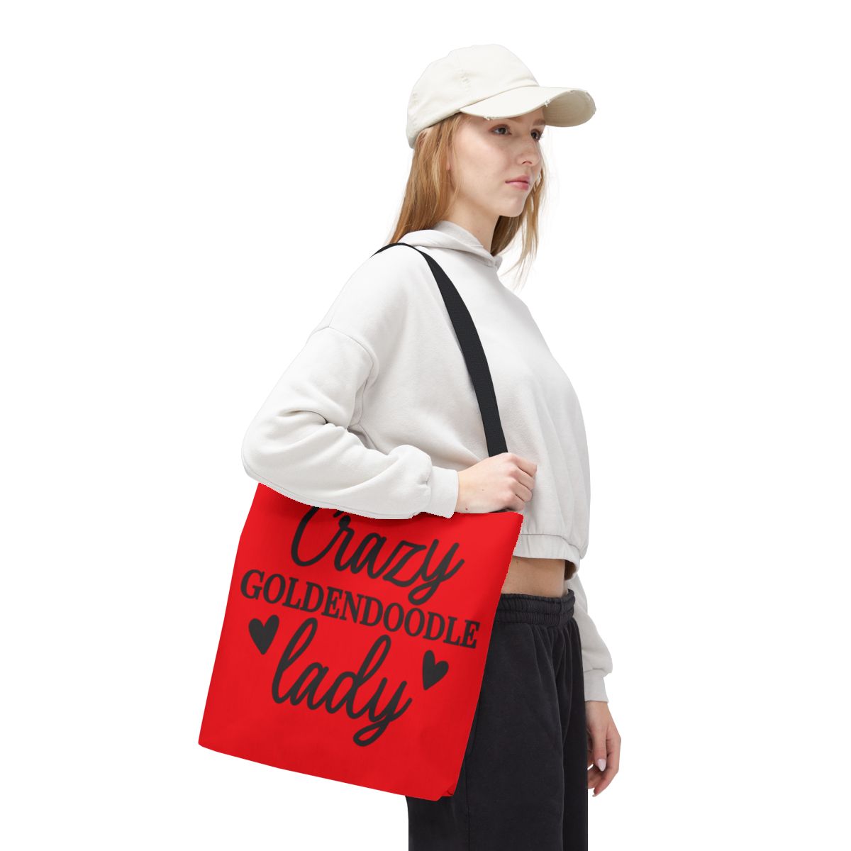 Crazy Goldendoodle Lady Tote Bag – Cute Gift for Dog Moms