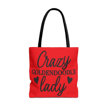 Crazy Goldendoodle Lady Tote Bag – Cute Gift for Dog Moms