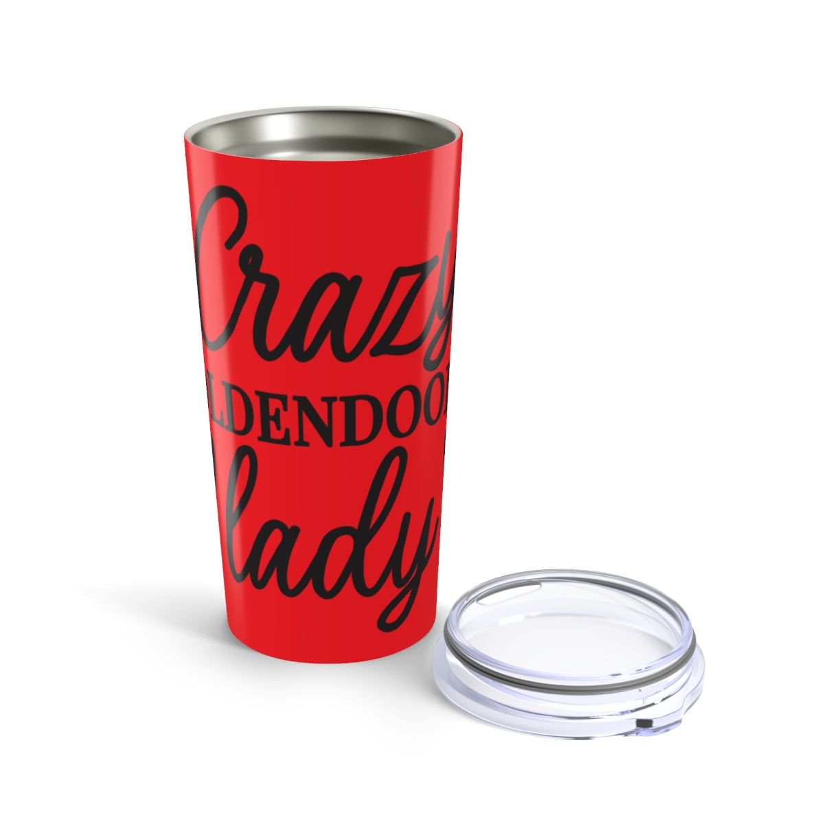 Crazy Goldendoodle Lady Tumbler - 20oz Gift for Doodle Dog Moms