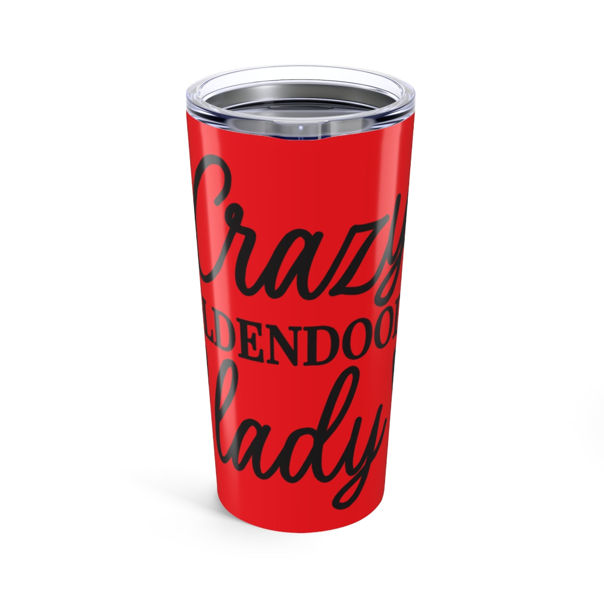 Crazy Goldendoodle Lady Tumbler - 20oz Gift for Doodle Dog Moms
