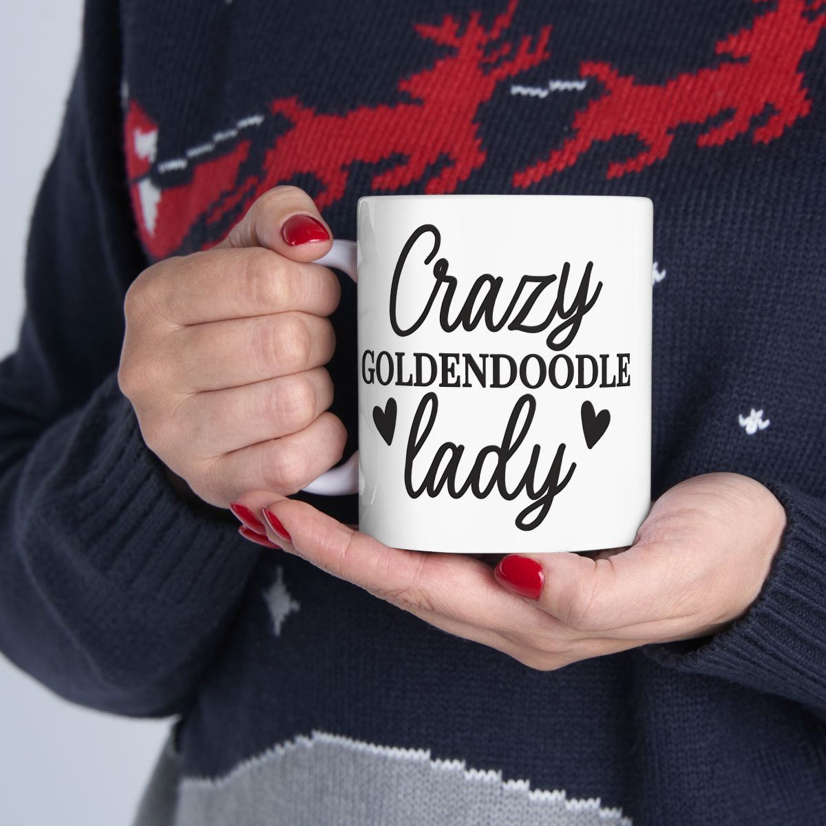 Crazy Goldendoodle Lad Mug – Fun Gift for Goldendoodle Dog Lovers