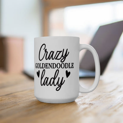 Crazy Goldendoodle Lad Mug – Fun Gift for Goldendoodle Dog Lovers