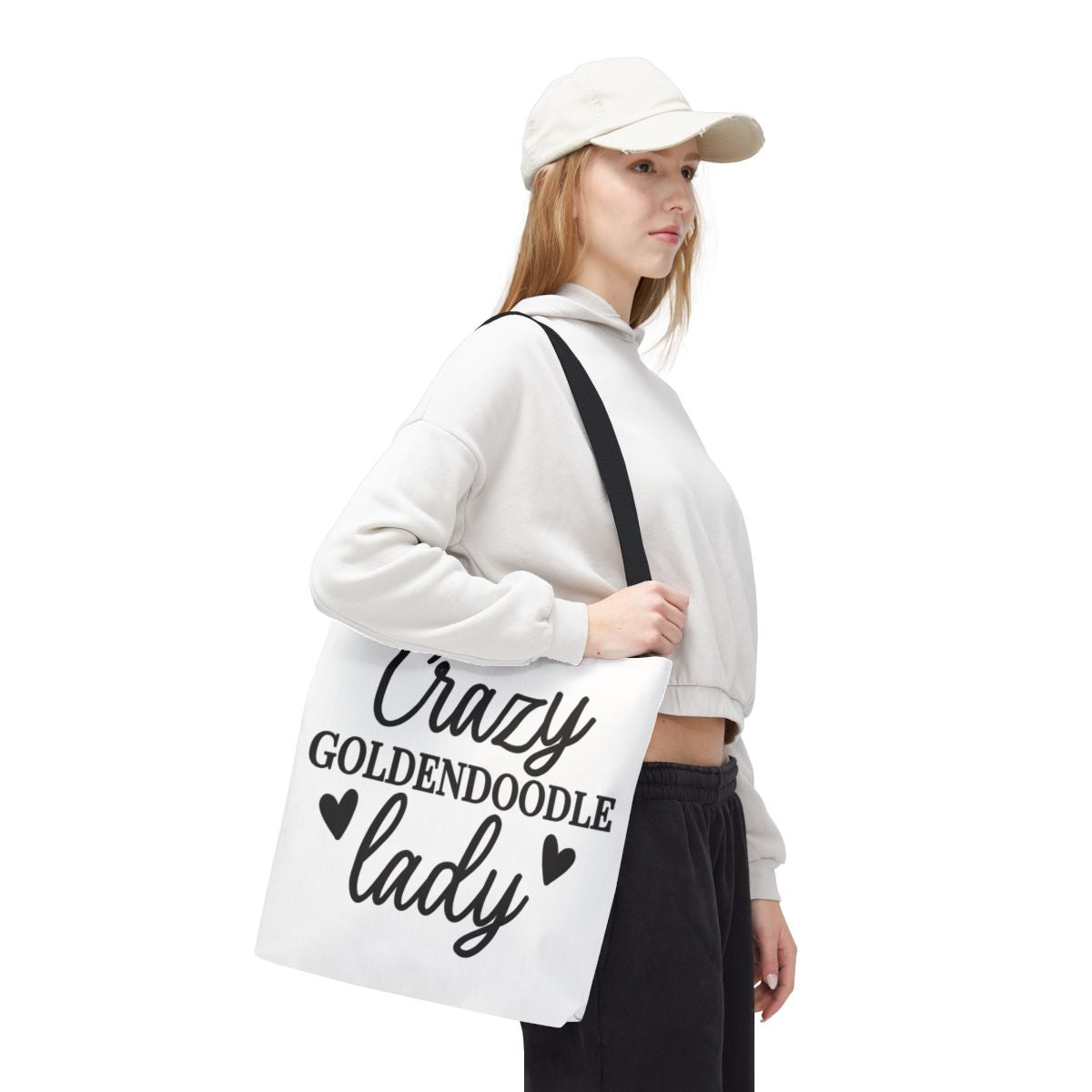 Crazy Goldendoodle Lady Tote Bag – Cute Gift for Dog Moms