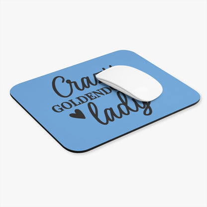 Crazy Goldendoodle Lady Mouse Pad – Fun Gift for Doodle Lovers