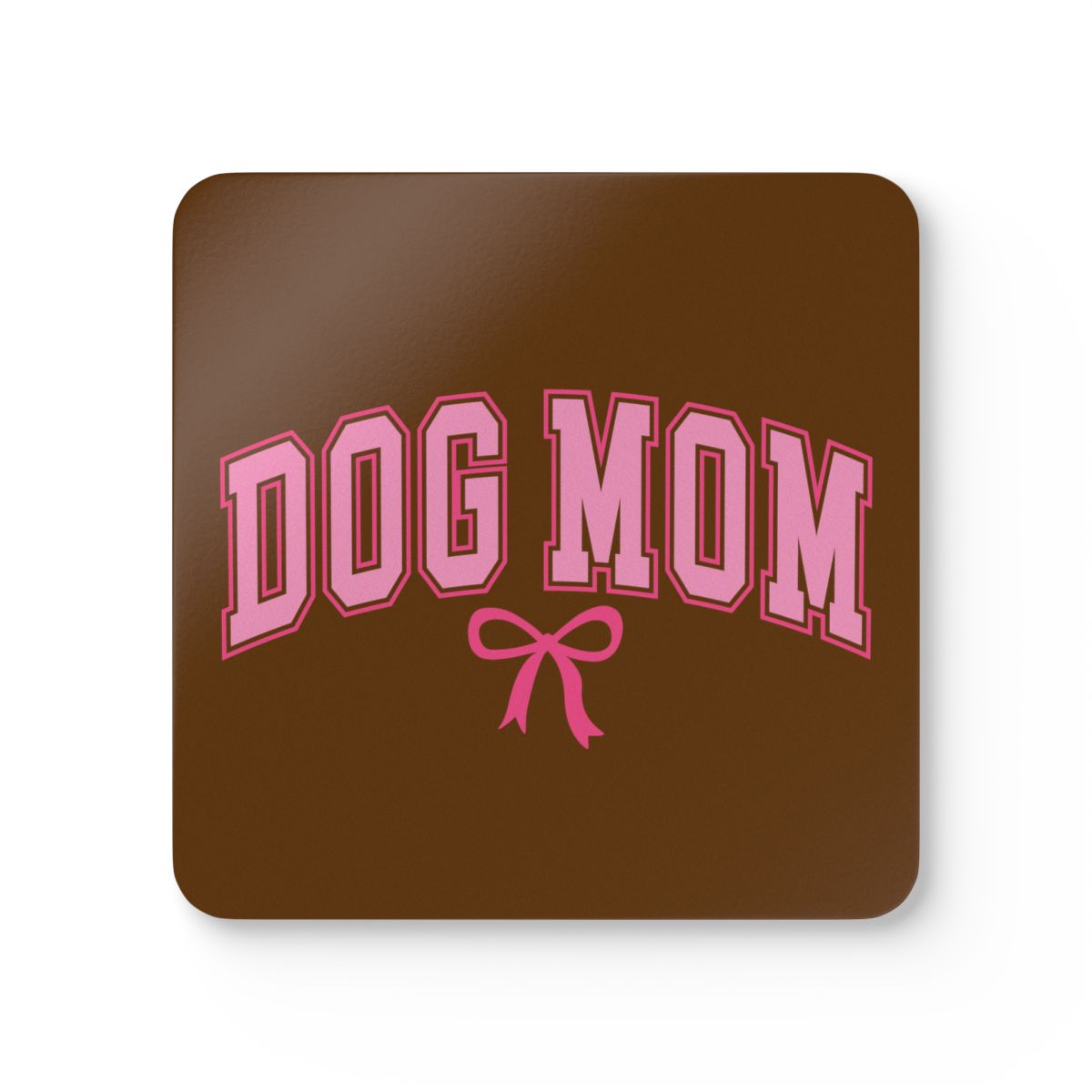 Dog Mom Coaster Set – Cute Gift for Dog Lovers & Pet Moms