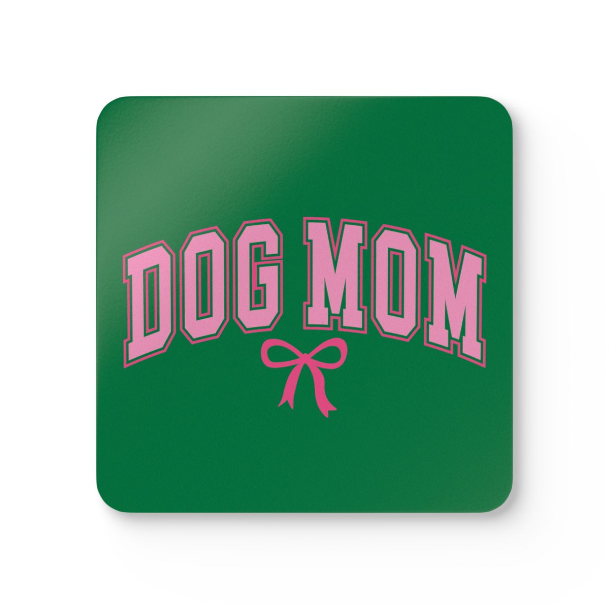 Dog Mom Coaster Set – Cute Gift for Dog Lovers & Pet Moms