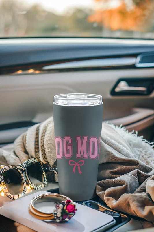 Dog Mom Tumbler - 20oz Insulated Cup, Perfect Gift for Dog Lovers