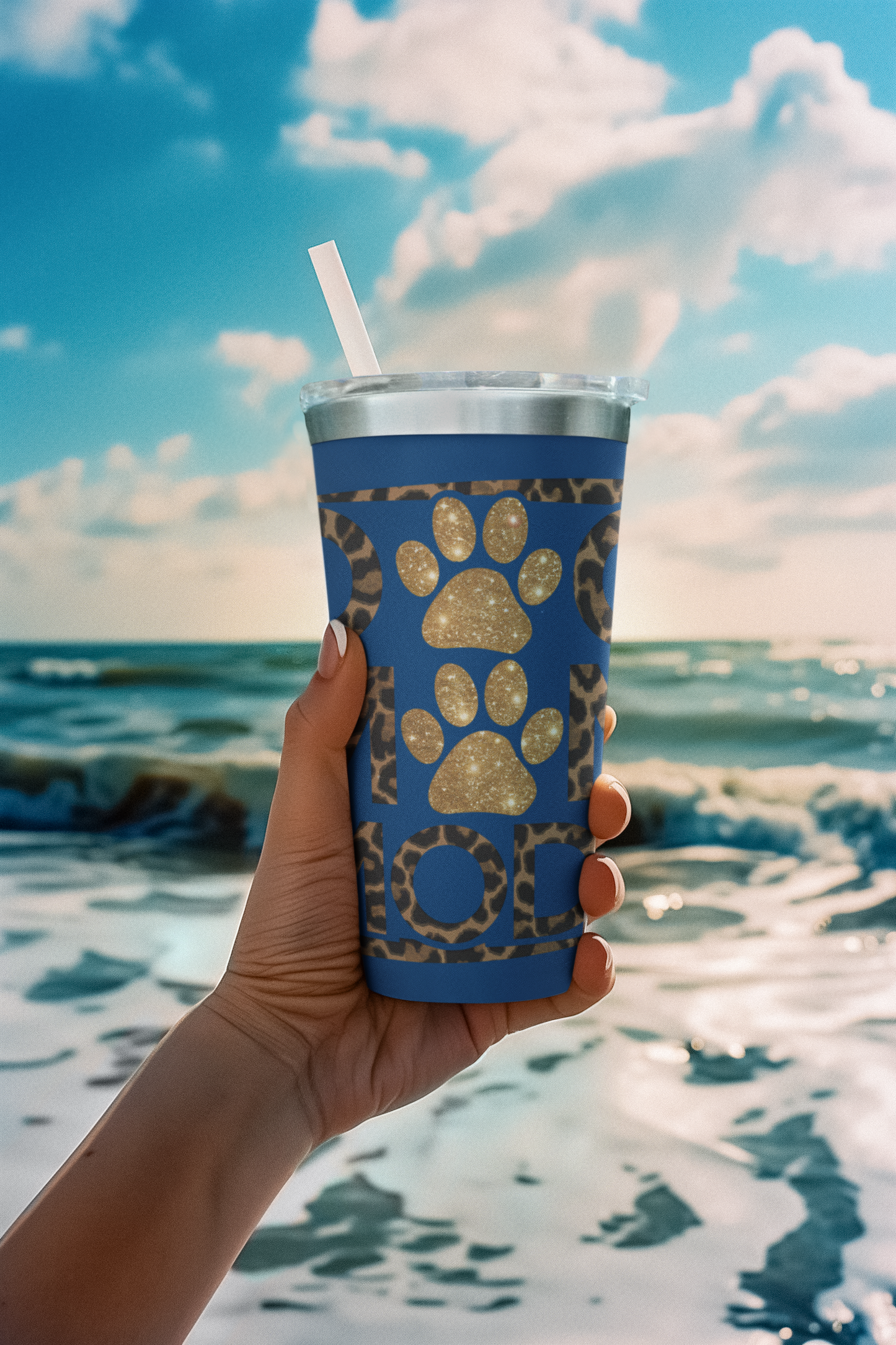 Dog Mom Mode Tumbler - 20oz Stainless Steel Gift for Pet Lovers