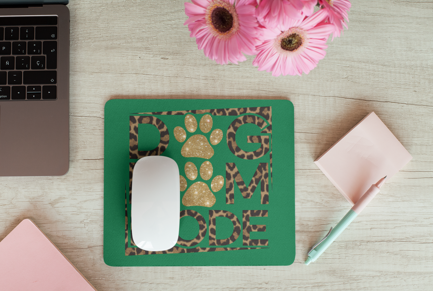Dog Mom Mode Mouse Pad – Cute Gift for Proud Dog Moms & Pet Lovers
