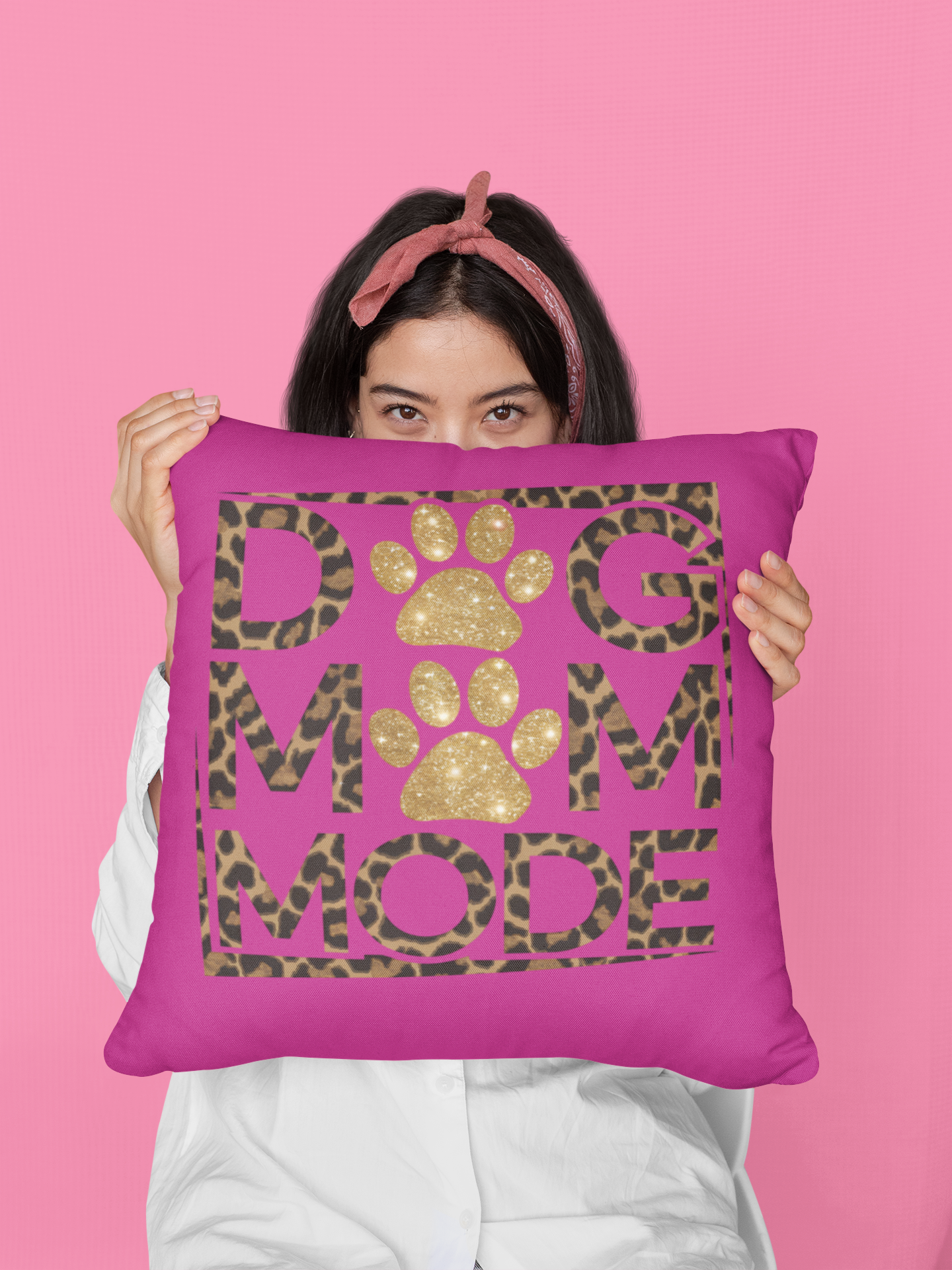 Dog Mom Mode Pillow – Gift for Shih Tzu Moms and Dog Lovers