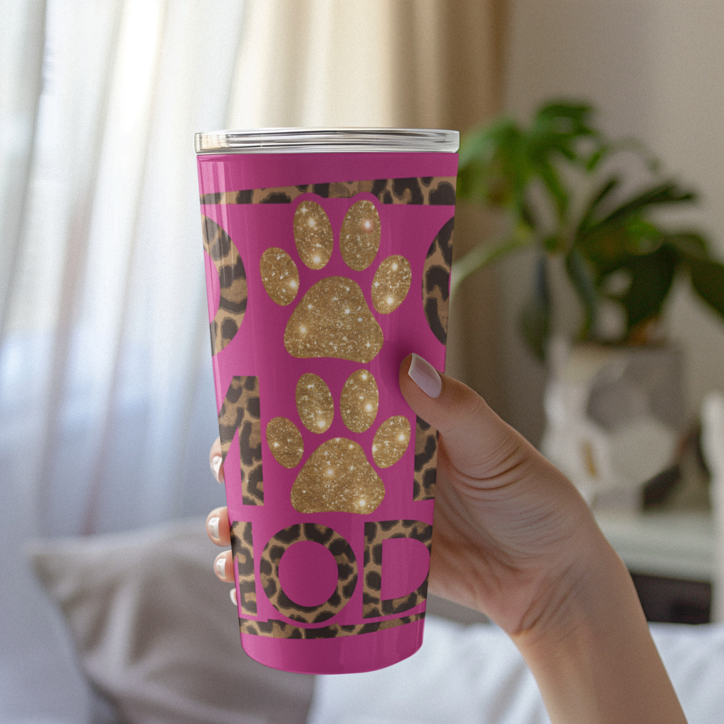 Dog Mom Mode Tumbler - 20oz Stainless Steel Gift for Pet Lovers