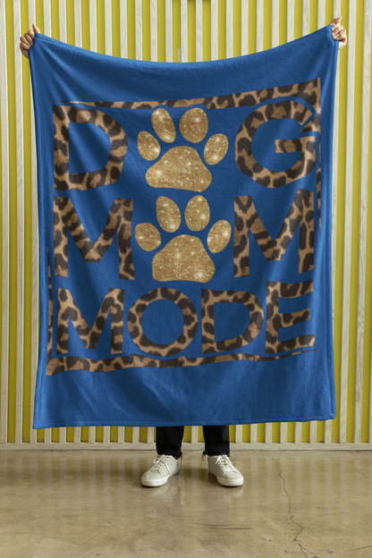 Dog Mom Mode Blanket – Cozy Gift for Shih Tzu & Dog Lovers