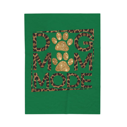 Dog Mom Mode Blanket – Cozy Gift for Shih Tzu & Dog Lovers