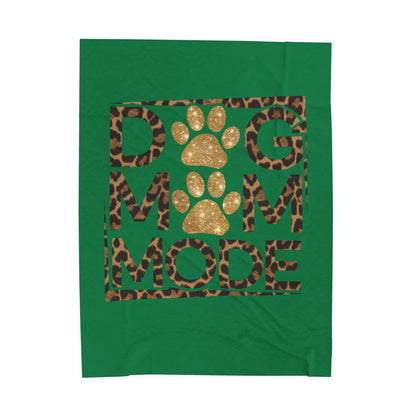 Dog Mom Mode Blanket – Cozy Gift for Shih Tzu & Dog Lovers
