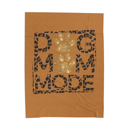 Dog Mom Mode Blanket – Cozy Gift for Shih Tzu & Dog Lovers