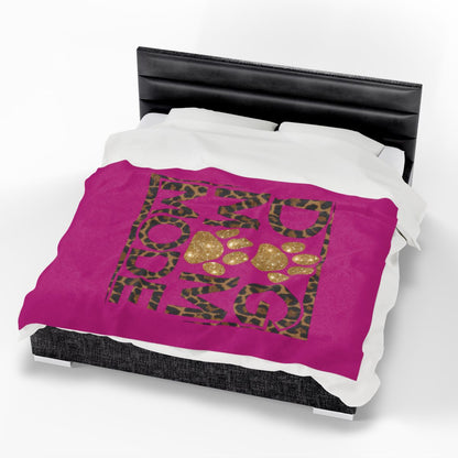 Dog Mom Mode Blanket – Cozy Gift for Shih Tzu & Dog Lovers