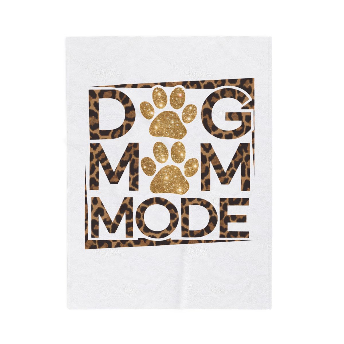 Dog Mom Mode Blanket – Cozy Gift for Shih Tzu & Dog Lovers