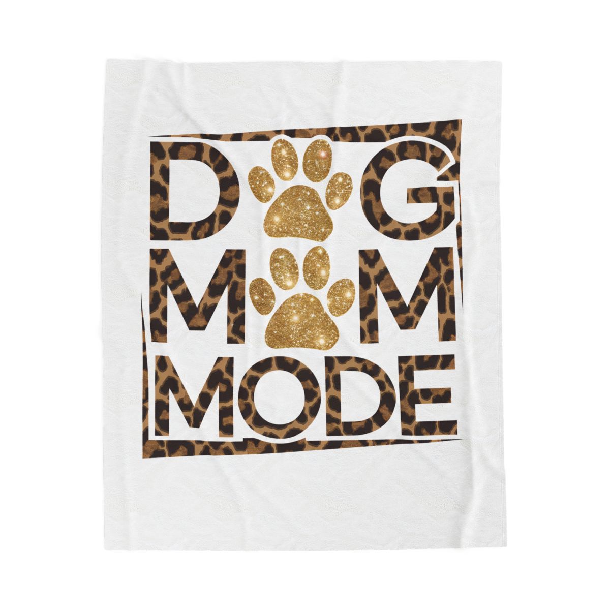 Dog Mom Mode Blanket – Cozy Gift for Shih Tzu & Dog Lovers