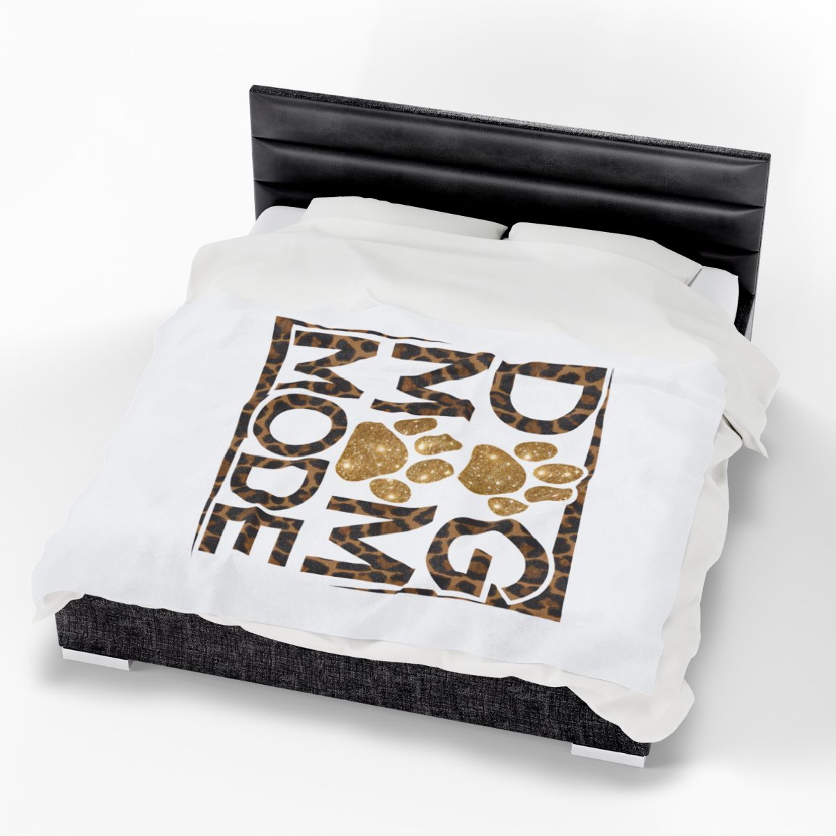 Dog Mom Mode Blanket – Cozy Gift for Shih Tzu & Dog Lovers