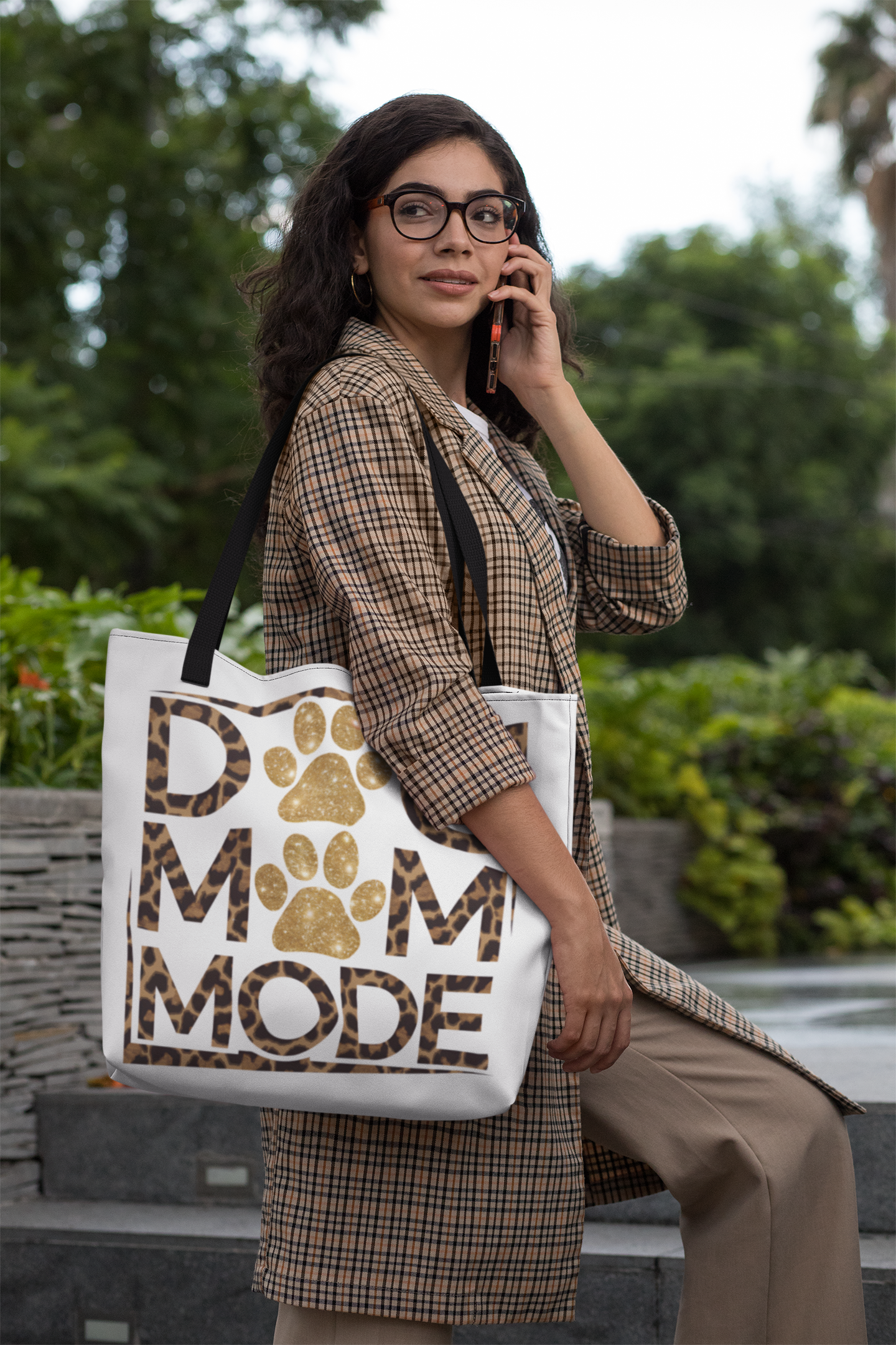 Dog Mom Mode Tote Bag – Stylish & Durable Gift for Pet Moms