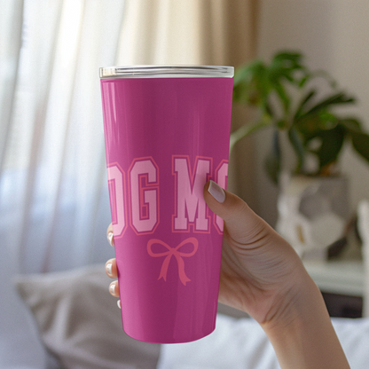 Dog Mom Tumbler - 20oz Insulated Cup, Perfect Gift for Dog Lovers