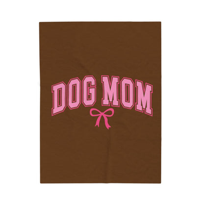 Dog Mom Blanket – Cozy & Soft Gift for Dog Lovers & Pet Moms
