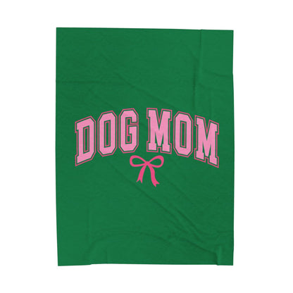 Dog Mom Blanket – Cozy & Soft Gift for Dog Lovers & Pet Moms