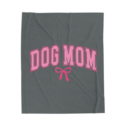 Dog Mom Blanket – Cozy & Soft Gift for Dog Lovers & Pet Moms